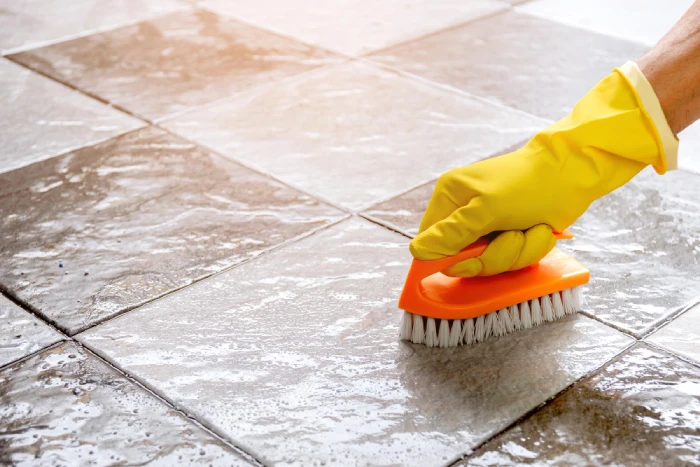 Deep tile floor and grout cleaning experts